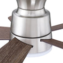Parrot Uncle 24-Inch Farmhouse Flush Mount Reversible Iron Ceiling Fan with Lighting and Remote Control