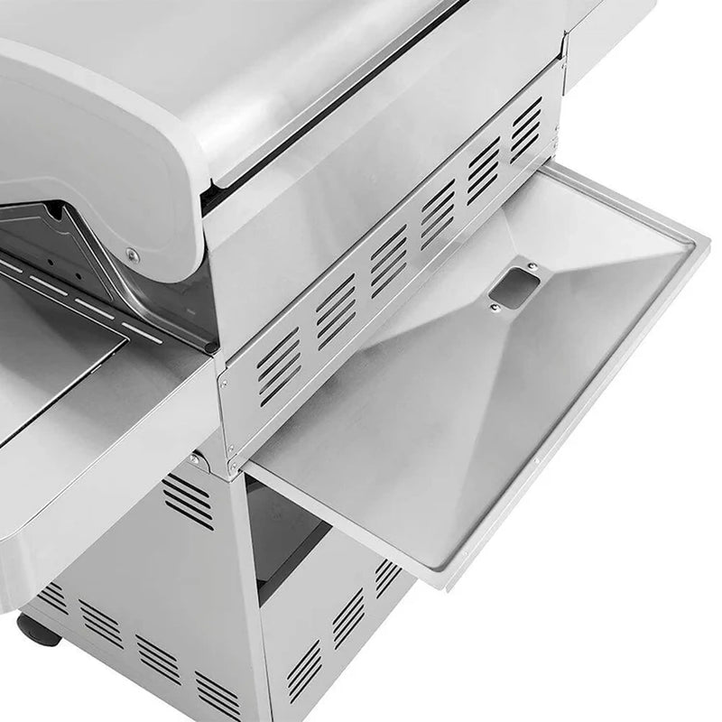 Monument Classic Infrared Propane Gas Grill in Stainless Steel with 4 Burners & 2 Side Burners (24367)