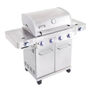 Monument Classic Infrared Propane Gas Grill in Stainless Steel with 4 Burners & 2 Side Burners (24367)