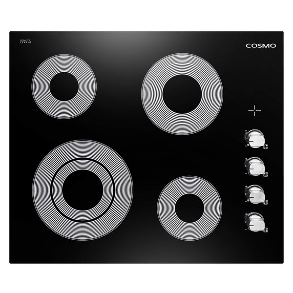 Cosmo 24-Inch Electric Ceramic Glass Cooktop with 4 Elements (COS-244ECC)