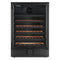 Cosmo 24-Inch 48-Bottle Wine Cooler in Matte Black (COS-24BIWCS-BK)