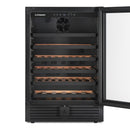 Cosmo 24-Inch 48-Bottle Wine Cooler in Matte Black (COS-24BIWCS-BK)