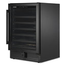 Cosmo 24-Inch 48-Bottle Wine Cooler in Matte Black (COS-24BIWCS-BK)