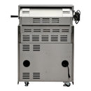 Forno Bulnes Outdoor Kitchen 30-Inch BBQ 60,000 BTU, with Sear, Rotisserie Infrared Burners, 1.8 Cu.Ft. Beverage Center, & Black Countertops (FODKT2506BLK)