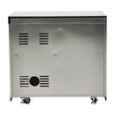 Forno Bulnes Outdoor Kitchen 30-Inch BBQ 60,000 BTU, with Sear, Rotisserie Infrared Burners, 1.8 Cu.Ft. Beverage Center, & Black Countertops (FODKT2506BLK)