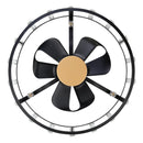 Parrot Uncle 27" Modern DC Motor Downrod Mount Reversible Crystal Ceiling Fan with Lighting and Remote Control (F8282110V)