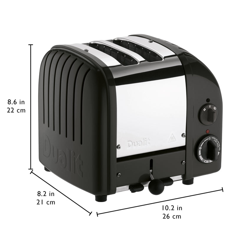 Dualit 2 Slice NewGen Toaster in Matte Black (27155)