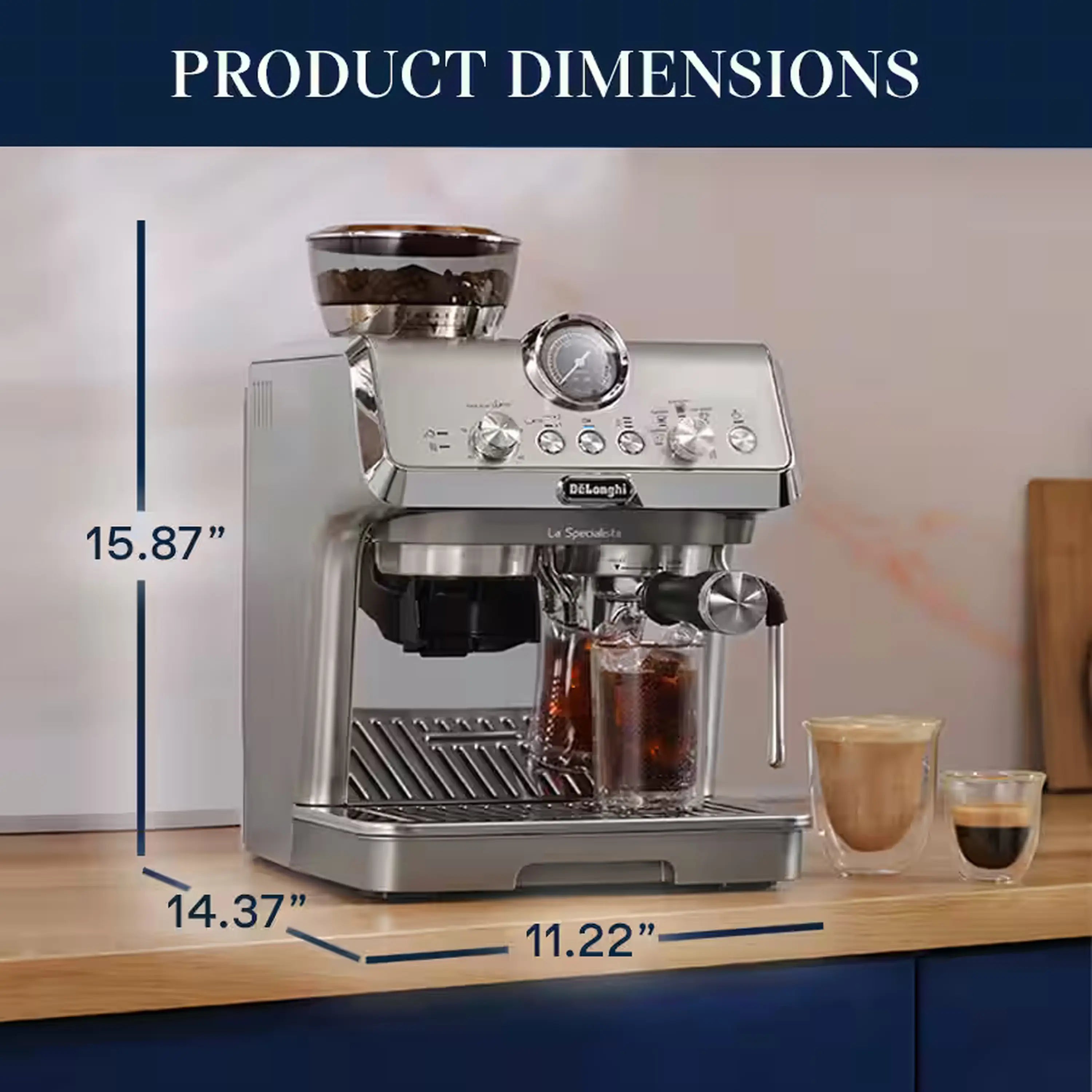 De'Longhi La Specialista Arte Evo Espresso Machine with Cold Brew in S
