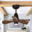 Parrot Uncle 28-Inch Kwang Farmhouse DC Motor Downrod Mount Reversible Ceiling Fan with LED Lighting and Remote Control