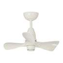 Parrot Uncle 28-Inch Kwang Farmhouse DC Motor Downrod Mount Reversible Ceiling Fan with LED Lighting and Remote Control