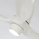Parrot Uncle 28-Inch Kwang Farmhouse DC Motor Downrod Mount Reversible Ceiling Fan with LED Lighting and Remote Control