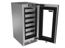 Perlick 15-Inch Luxe Undercounter Wine Reserve with 2.8 Cu. Ft. Capacity, RAPIDCOOL Technology in Panel Ready Glass Door (G5WR15GL)