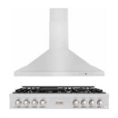 ZLINE 2-Piece Appliance Package - 48-Inch Rangetop and Covertible Range Hood in Stainless Steel (2KP-RTRH48)