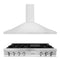 ZLINE 2-Piece Appliance Package - 48-Inch Rangetop and Covertible Range Hood in Stainless Steel (2KP-RTRH48)