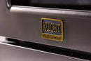 Kucht 2-Piece Appliance Package - 30-Inch Propane Gas Range with 4.2 Cu. Ft. Oven & Wall Mount Range Hood in Dark Titanium Stainless Steel with Gold Accents