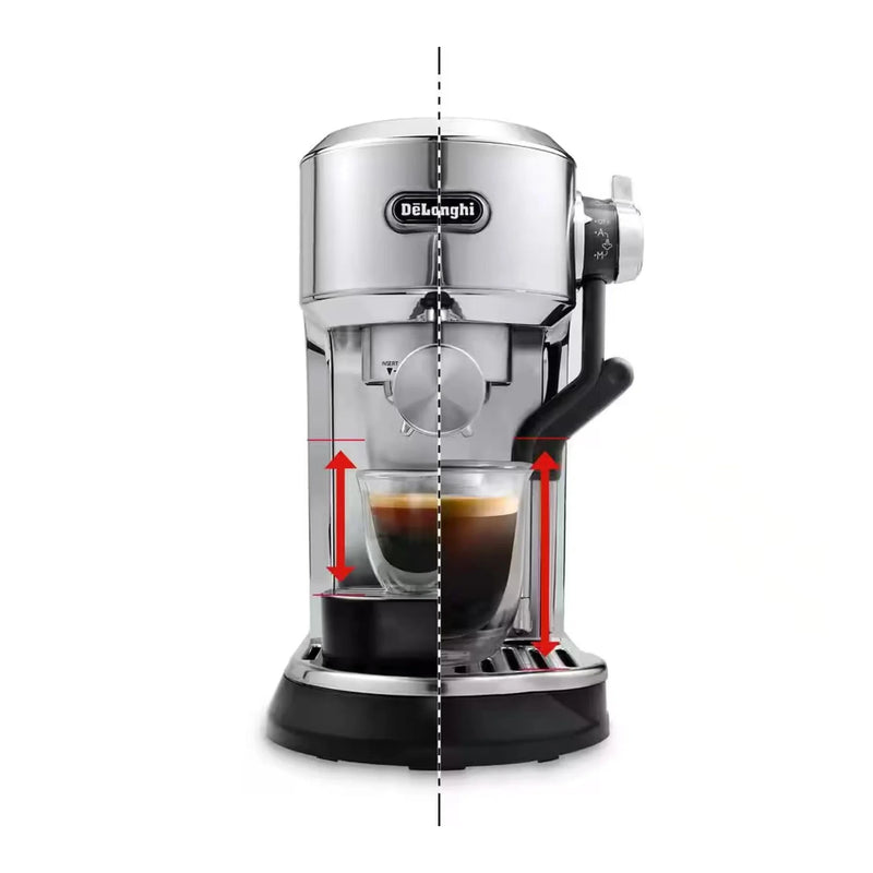 De'Longhi Dedica Maestro Plus Espresso Machine with Automatic Steam Wand in Stainless Steel (EC950M)