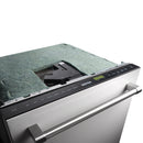 Kostch 24-Inch Top Control Built-In Dishwasher with Third Rack & 45 dBA in White (KOS-24DWH03M-W)