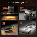Roborock F25 GT Wet and Dry Vacuum Cleaner with 20000 Pa Suction Power (Customized Version of the F25 RT)