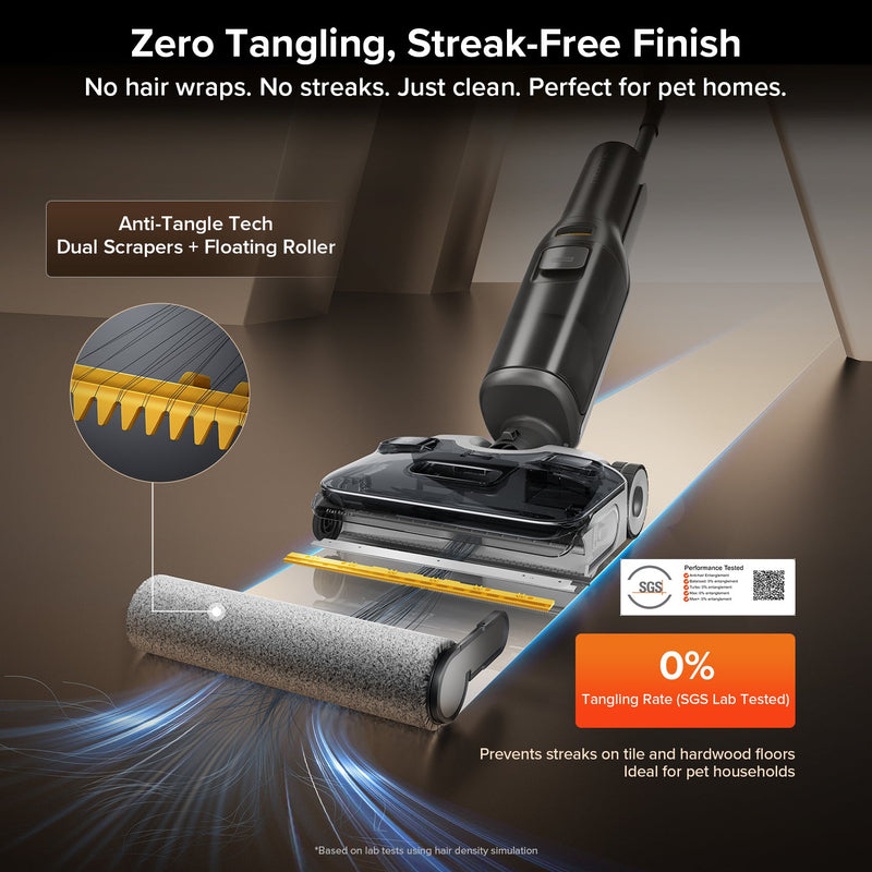 Roborock F25 ACE & F25 ALT Wet and Dry Vacuum Cleaner with 20000 Pa Suction Power and Auto Detergent Dispenser