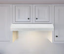 Zephyr Breeze II, Under Cabinet Range Hood, 36", White, LED (AK1236CW)