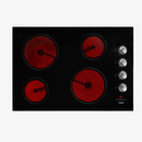 ROBAM 30-Inch 4 Burners Ceramic Glass Cooktop in Black Tempered Glass (W412)