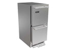 Perlick 15-Inch Luxe Undercounter Refrigerator Drawers with 2.7 Cu. Ft. Capacity, RAPIDCOOL Technology in Panel Ready Stainless Steel (G5RD15SL)