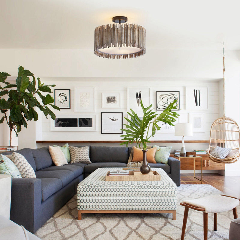 Parrot Uncle 3-Light Farmhouse LED Ceiling Lighting (BBW9512-3110V)