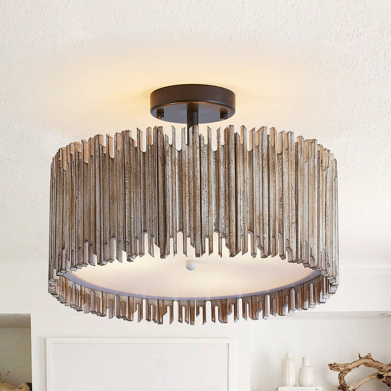 Parrot Uncle 3-Light Farmhouse LED Ceiling Lighting (BBW9512-3110V)