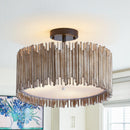 Parrot Uncle 3-Light Farmhouse LED Ceiling Lighting (BBW9512-3110V)