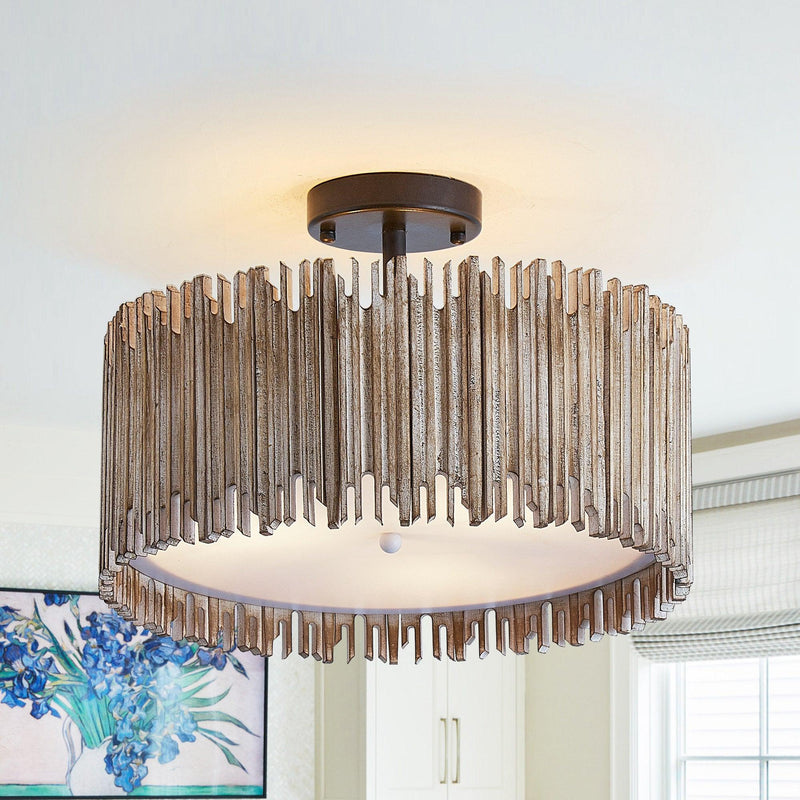 Parrot Uncle 3-Light Farmhouse LED Ceiling Lighting (BBW9512-3110V)