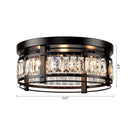Parrot Uncle 3-Light Modern Crystal Flush Mount Ceiling Light (C2270110V)