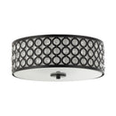 Parrot Uncle 3-Light Modern LED Flush Mount Light with Crystal (HLC-27232-3)