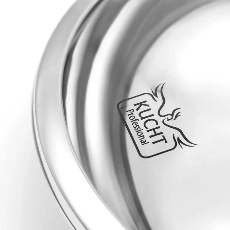 Kucht Professional Stainless Steel 3-Ply Wok with Lid (KW309)