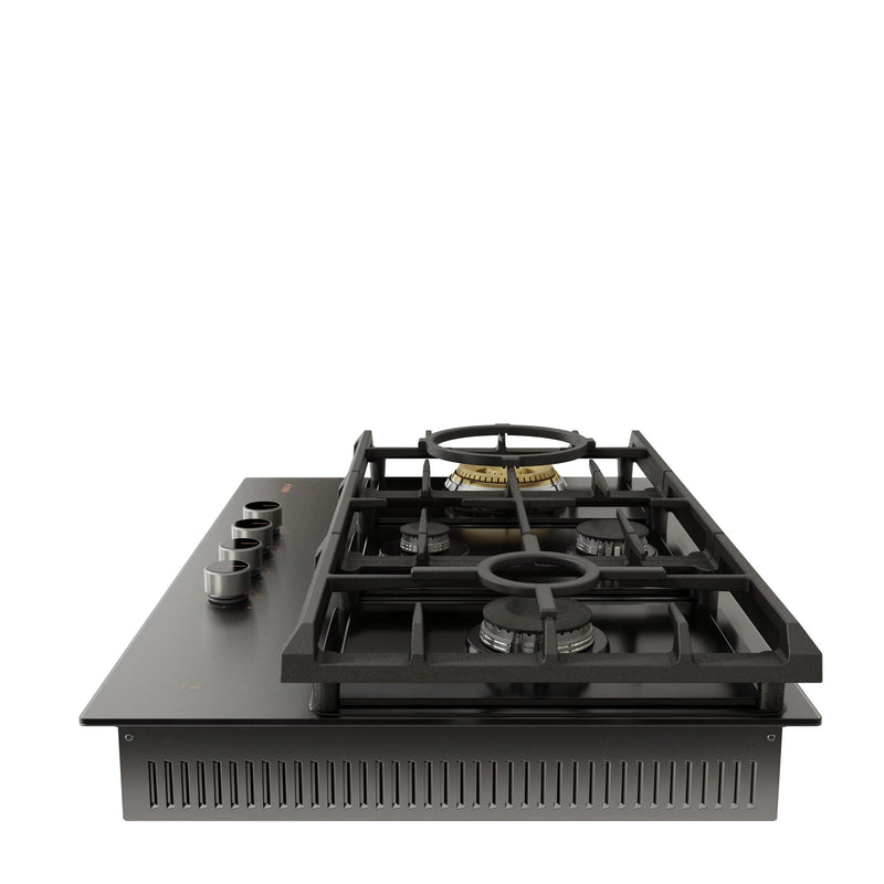 Fotile 30-Inch Moonshadow Tri-Ring Series Cooktop (GLG30401-Y)