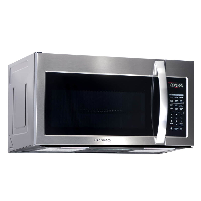 Cosmo 4-Piece Appliance Package - 30-Inch Single Oven Electric Range, Dishwasher, Refrigerator with Water Dispenser and Over-the-Range Microwave in Stainless Steel (COS-4PKG-683)