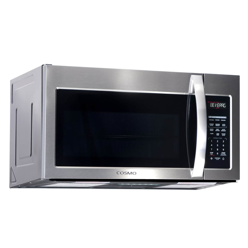 Cosmo 30-Inch 1.9 Cu. Ft. Over the Range Microwave Oven in Stainless Steel (COS-3019ORM2SS)