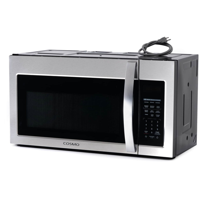 Cosmo 4-Piece Appliance Package - 30-Inch Single Oven Electric Range, Dishwasher, Refrigerator with Water Dispenser and Over-the-Range Microwave in Stainless Steel (COS-4PKG-683)
