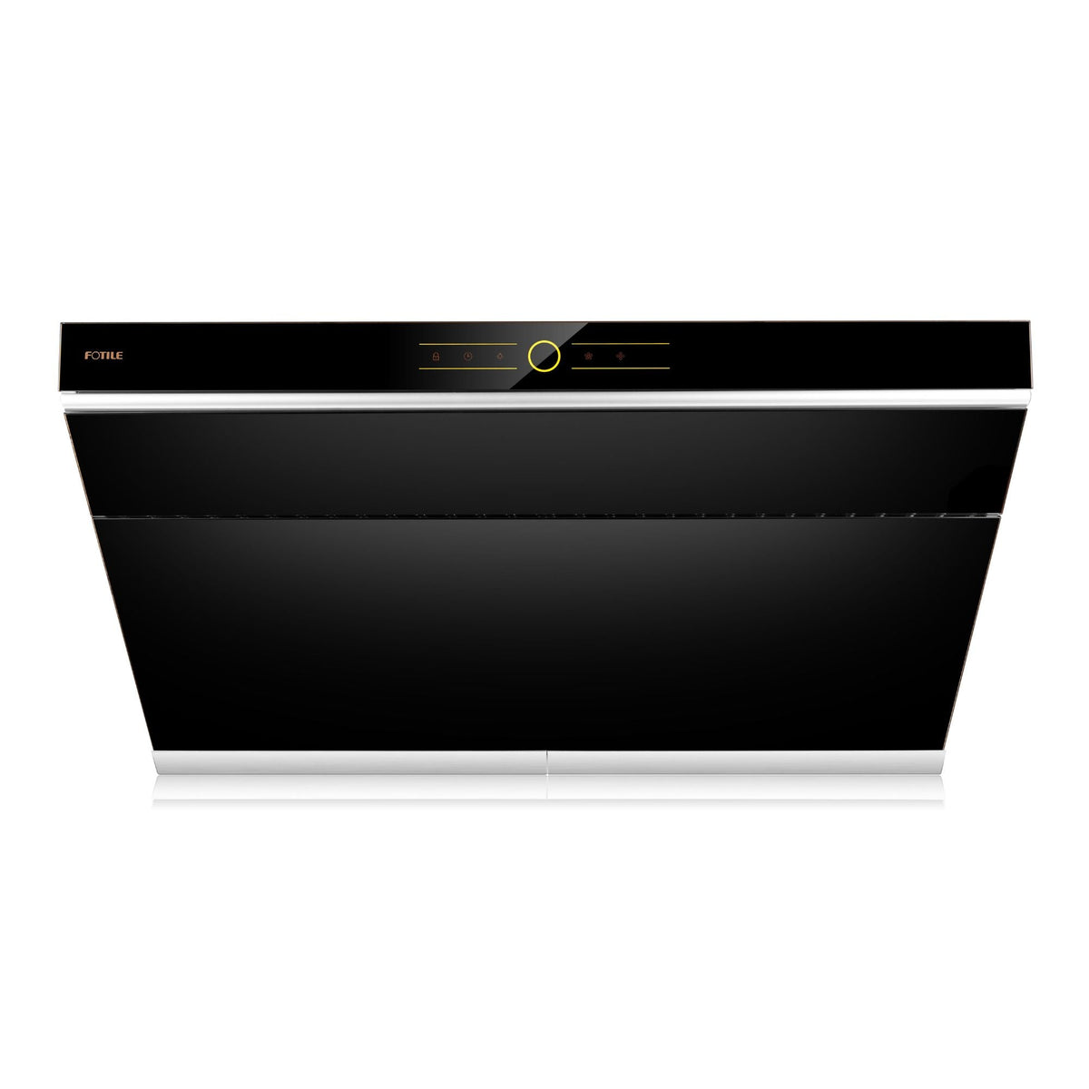 Fotile 36-Inch Classic Series Under-Cabinet / Wall-Mount Range Hood with Dual AC Motors, 850 Max EQUIV. CFM, Auto Capture Shield, and Touchscreen Control in Black Tempered Glass (JQG9001)
