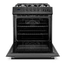Cosmo 30-Inch Professional Style Gas Range with 5 Gas Burners and 5.0 Cu. Ft. Convection Oven in Matte Black (COS-305AGC-BK)