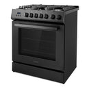 Cosmo 30-Inch Professional Style Gas Range with 5 Gas Burners and 5.0 Cu. Ft. Convection Oven in Matte Black (COS-305AGC-BK)