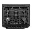 Cosmo 30-Inch Professional Style Gas Range with 5 Gas Burners and 5.0 Cu. Ft. Convection Oven in Matte Black (COS-305AGC-BK)