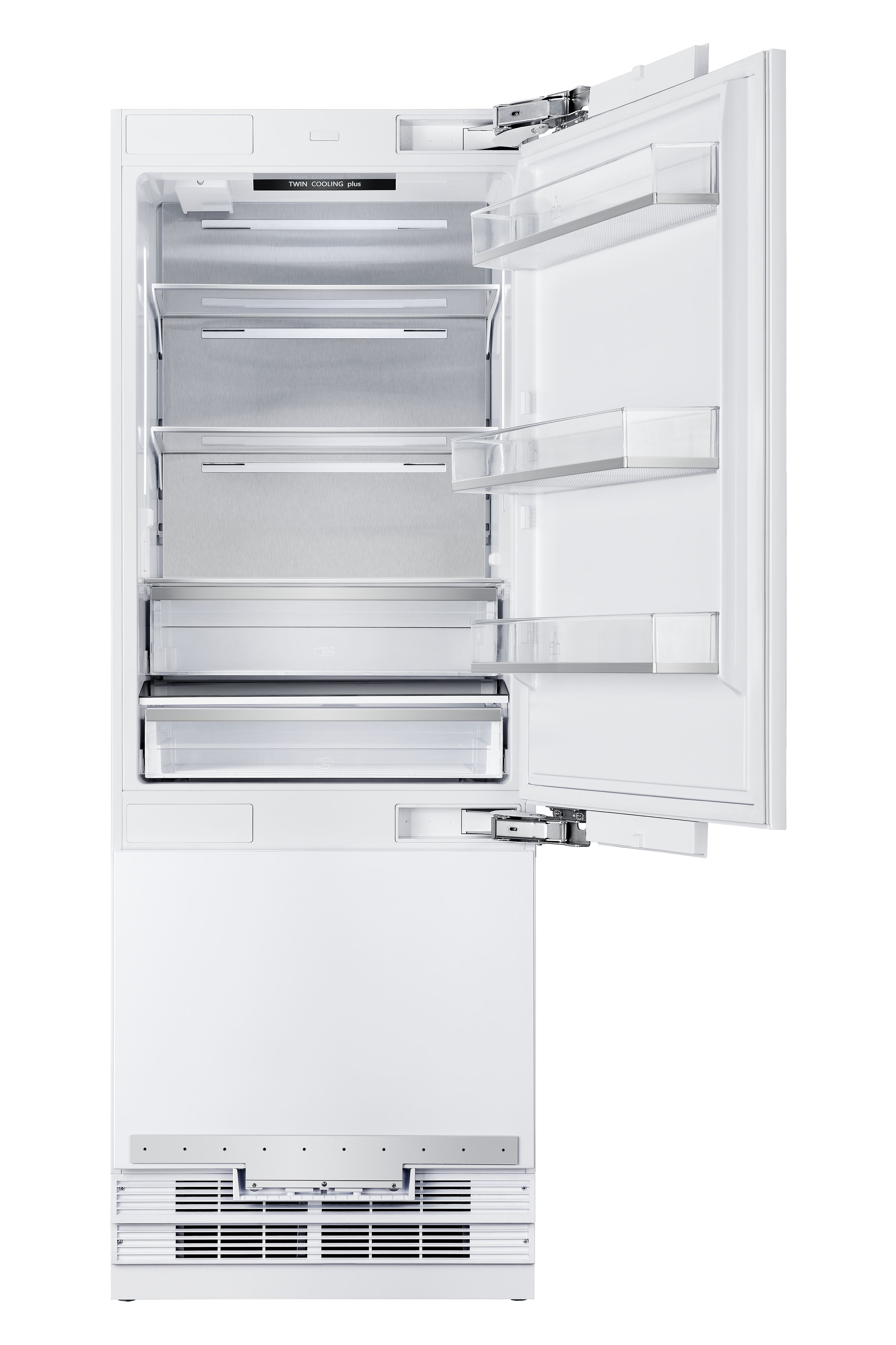 Induction Hardware  30-Inch  Built-In Refrigerator and Freezer, Ice-Maker and Water Dispenser - Panel Ready (RF-30-PR)