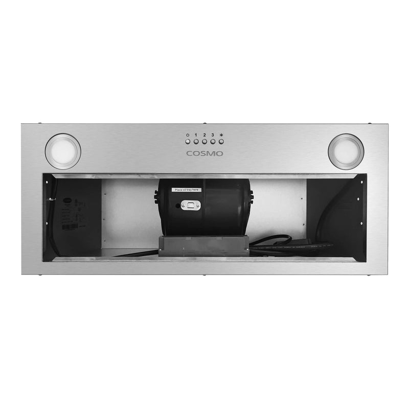 Cosmo 30-Inch 380 CFM Ducted Insert Range Hood in Stainless Steel (COS-30IRHP)