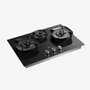 ROBAM FireCube 30-Inch Gas Cooktop with 3 Burners in Black Tempered Glass (7B7H30/7B7H31)