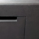 Blaze 60-Inch Rectangular Concrete Propane Fire Pit Table in Phantom (BLZ-60-FTABLE-LP)