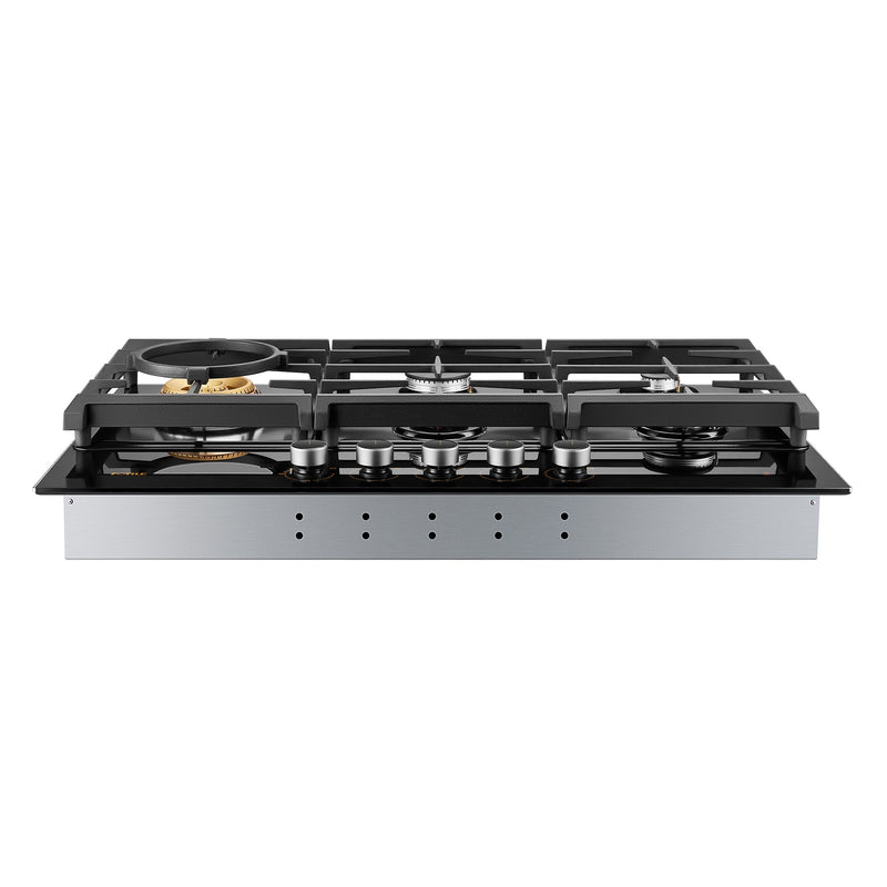 Fotile 36-Inch Anti-Glare Glass Tri-Ring Gas Cooktop (GLG36501 / GLG36501-Y)