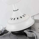 Parrot Uncle 36-Inch Bangaiore Modern Downrod Mount Crystal Ceiling Fan with Lighting and Remote Control