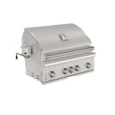 Thor Kitchen 36-Inch Professional Built in Liquid Propane Gas BBQ Grill in Stainless Steel (TPG3601-G-LP)