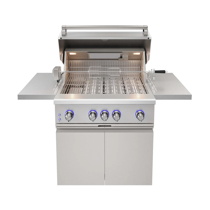 Thor Kitchen 36-Inch Professional Freestanding Gas BBQ Grill with Natural Gas Kit in Stainless Steel (TPG3601-NG)