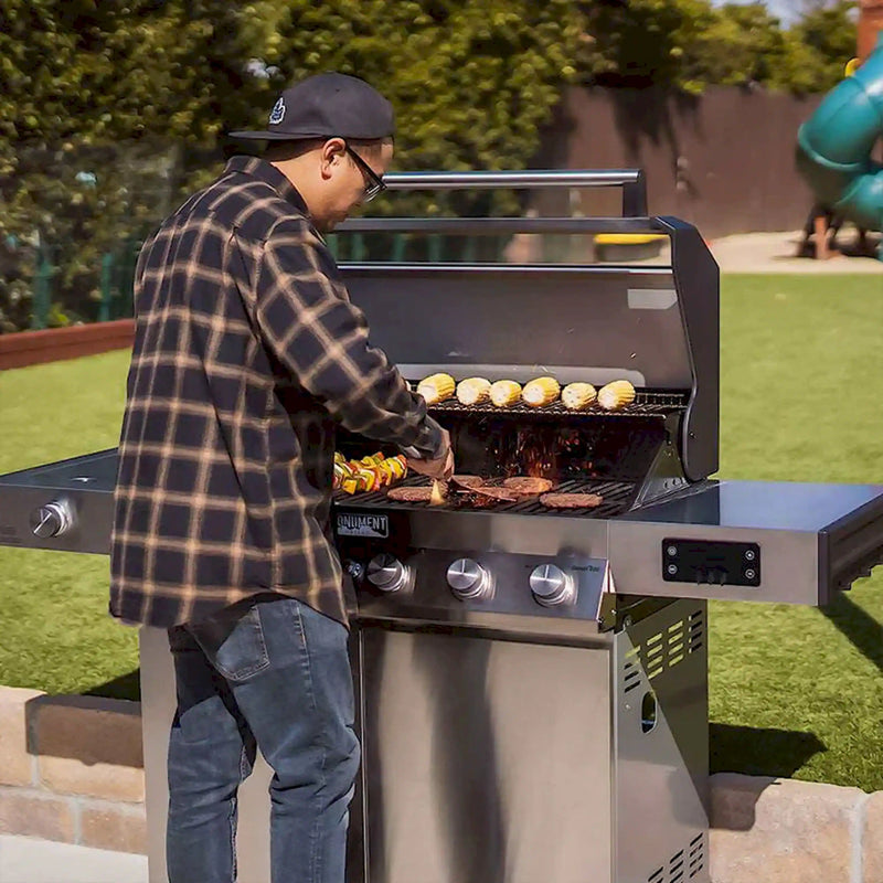 Monument Denali Smart Gas Grill in Stainless Steel with 6 Burners (D605)